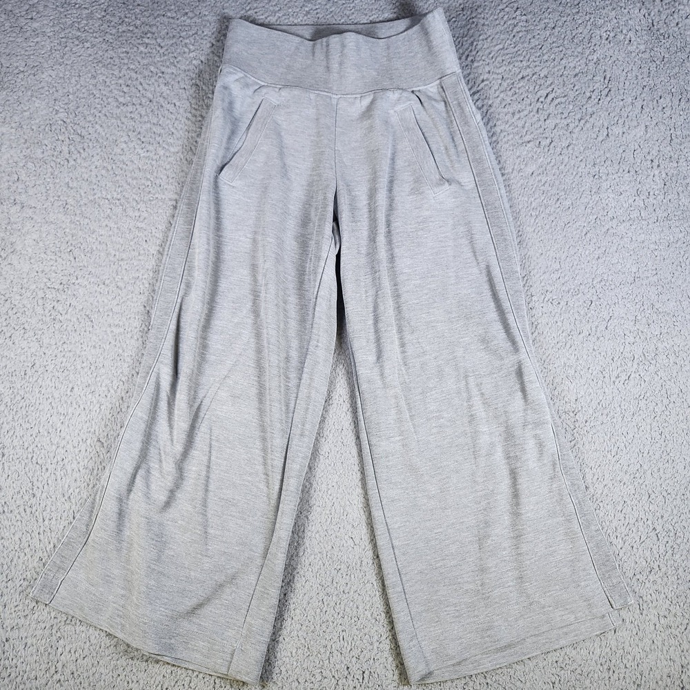 Serenity Wide Leg‎ Pants Athleta Heathered Gray XXS